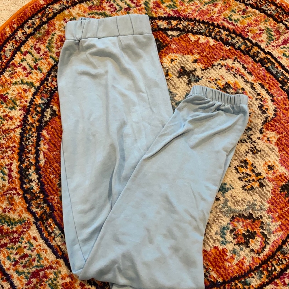 SHEIN baby blue sweatpants